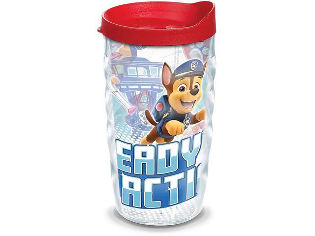 Tervis Nickelodeon - Paw Patrol Take Action Insulated Tumbler with Wrap and Red Lid 10oz Wavy Clear