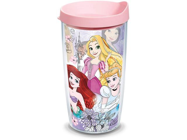 Tervis Disney - Princess Group Insulated Tumbler with Wrap and Pink Lid 16oz Clear