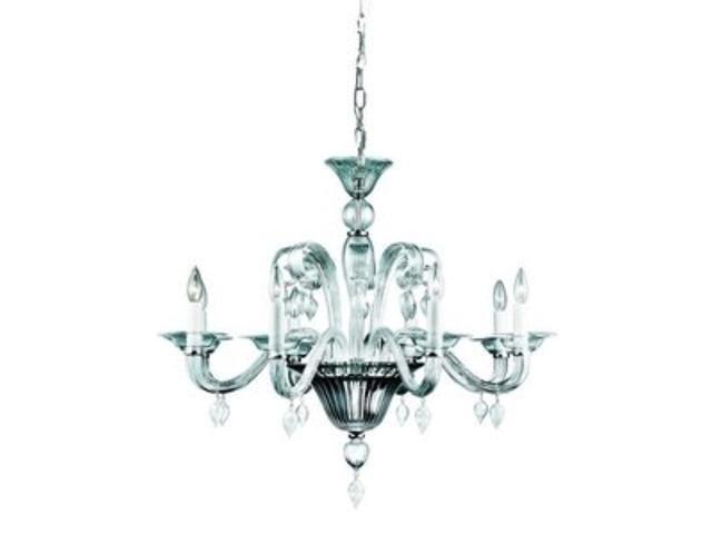 Eurofase 14583-025 Ciatura 8-Light Chandelier 248' x 24' x 24' Chrome/Clear