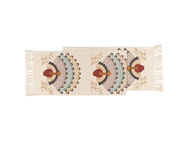 Now Designs Tommy Turkey Table Runner Multi