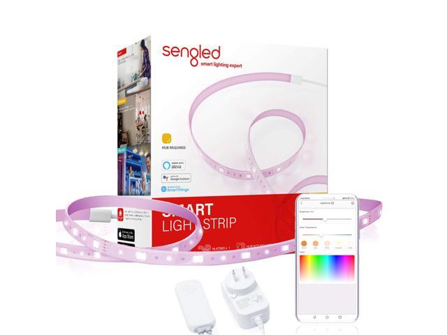 Sengled Smart LED Strip Lights 164ft RGBW Light Strip Tunable White 2000-6500K 1800 Lumens Works with Alexa & Google Assistant & IFTTT