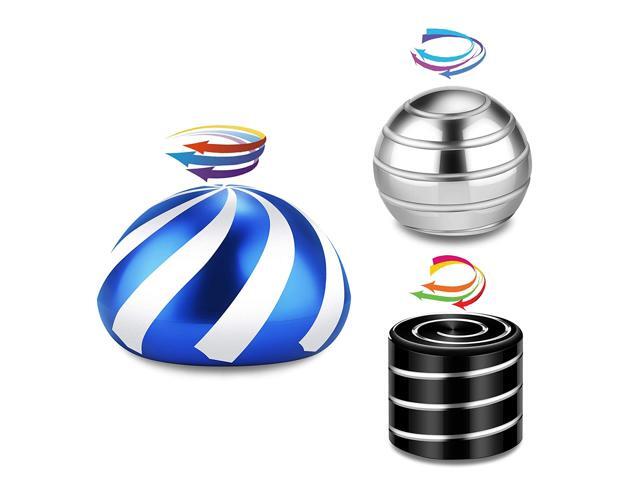 asuku Kinetic Spinning Desk Toys Fidget Toys for Adults Stress Relief Full Body Optical Illusion Fidget Spinner Ball Set