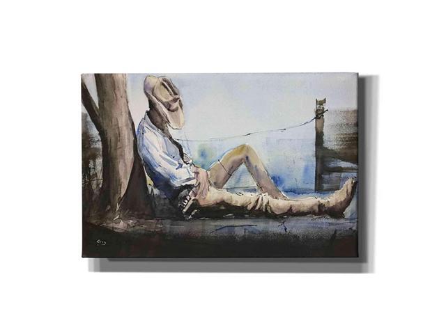 Epic Graffiti Nap Time Giclee Canvas Wall Art Blue