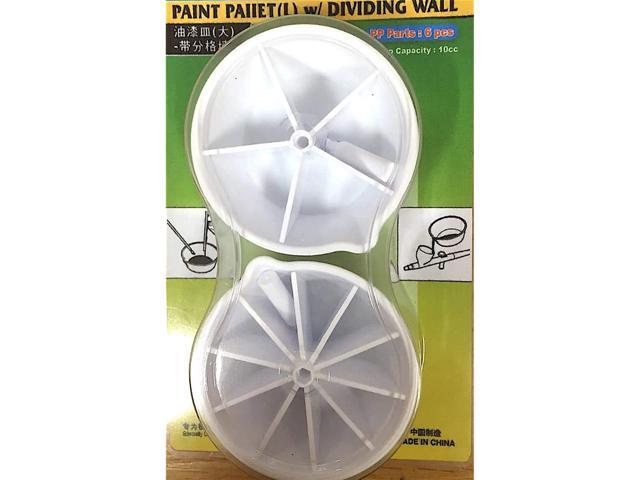 Master Tools Paint Pallet(L) with Partition Wall - Plastic Model Building Tools # 09975