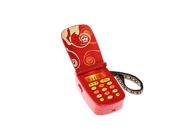 B toys - Hellophone Toy Cell Phone - Kids Play Phone with Light Sounds and Songs - Toddler Toy Phone with Message Recorder