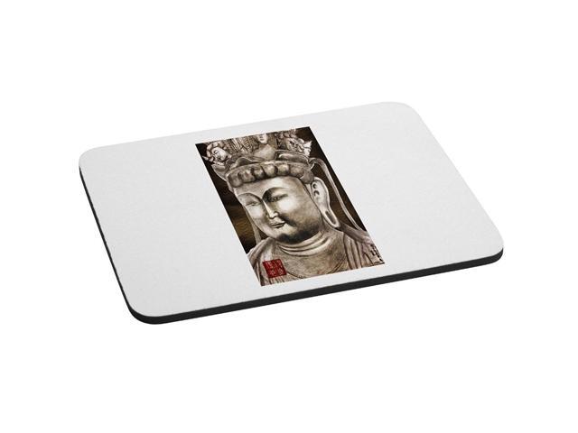 Buddha Statue Mural Yuya Negishi YUYART Computer Mousepad