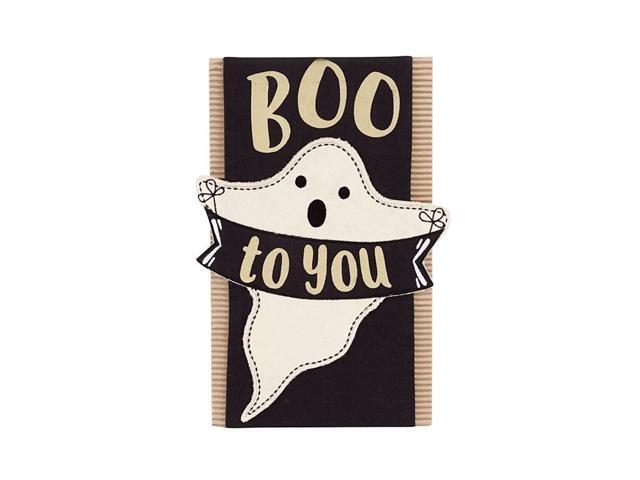 Mud Pie Halloween Ghost Pillow Wrap (Pillow not Included)
