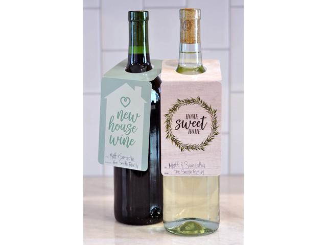 Housewarming Wine Bottle Gift Tags for New House Parties Welcome Home Celebrations Realtor Gifts Housewarming Events Set of 12 Reversible