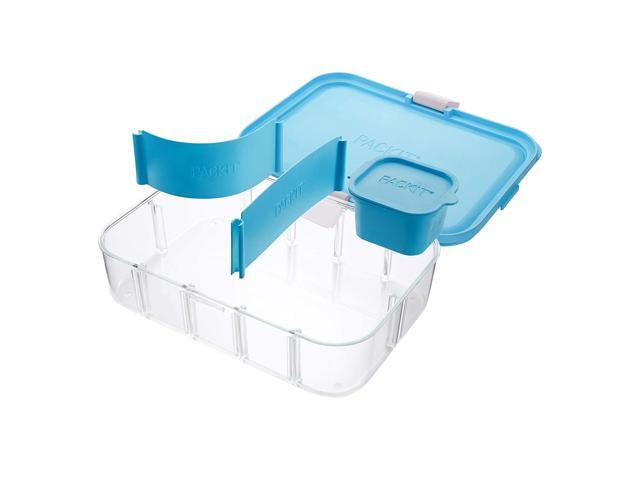 PackIt Flex Bento Food Storage Container Tropical Blue