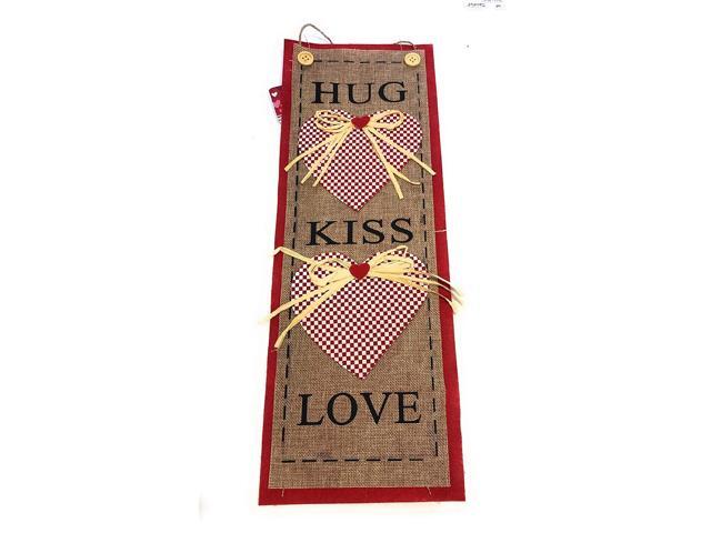 Hug~Kiss~Love~ Valentines Day Banner