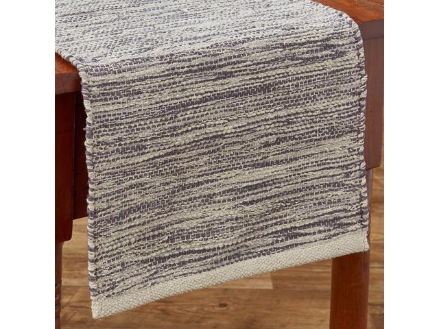 Park Designs Ashfield Yarn Table Runner - 54' L - Dark Gray
