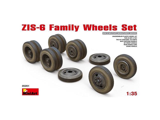 Mini Art 35201 - Model Kit ZIS 6 Family Wheels Set