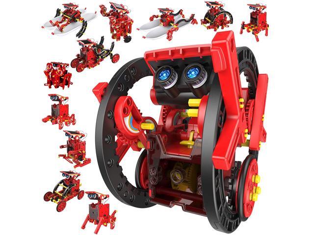 CIRO Stem Robots Science Toy 12 in 1 Kids Solar Robot Kits 190 Piece Building Toy Kit Science Experiments Robot for Kids Aged 10 11 12 13Years