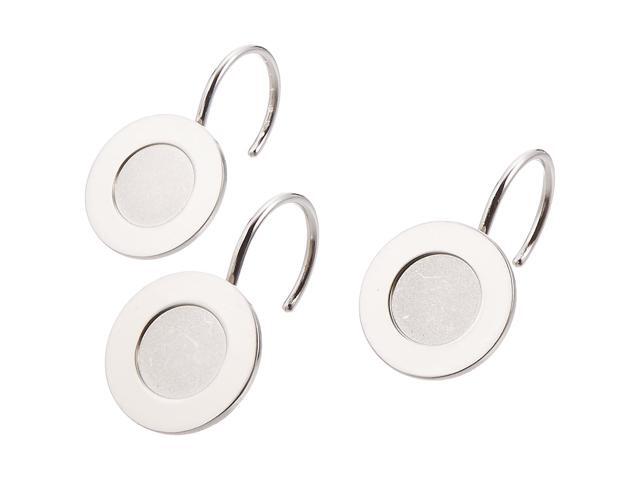 Creative Bath Products Dot Swirl Shower Hooks 12-Pack Citron