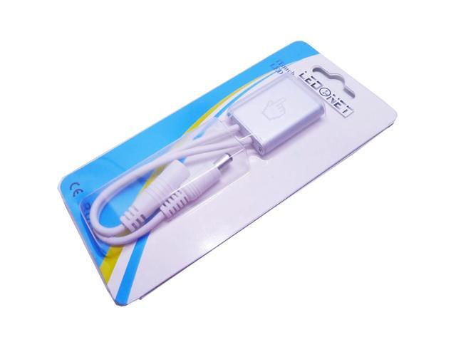 LEDENET iTouch LED Dimmer Controller - Mini Touch Control Dim Switch - Female & Male Connector for LED Cabinet Light LED Rigid Bar LED Strip