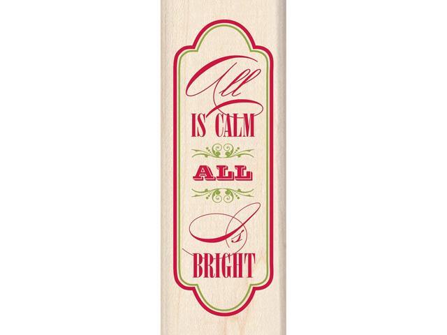 Inkadinkado Wood Stamp All is Calm
