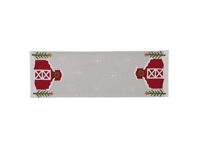 Park Designs Barn Felt Table Runner - 42' L - Gray