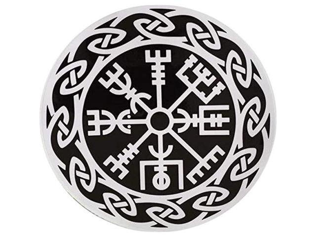 OTA STICKER Large Size Vegvisir Wheel Viking Rune Odin Alphabet Eye Fear Powerful Decal Symbol for CAR Window Truck Motorcycle Chopper Van SUV PPV