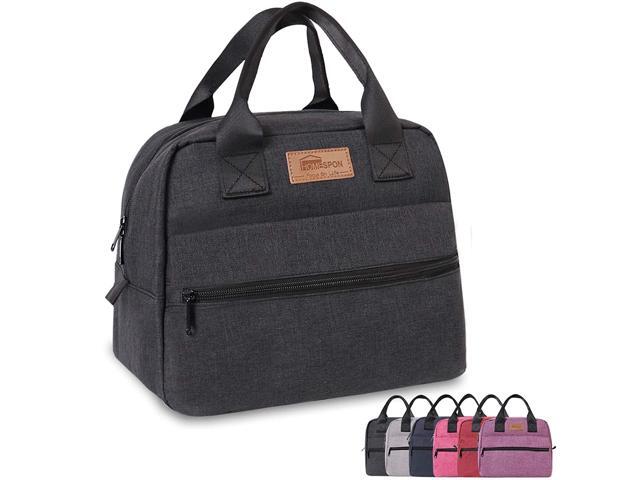 HOMESPON Insulated Lunch Bag Lunch Box Cooler Tote Box Cooler Bag Lunch Container for Women/Men/Work/Picnic (large green)