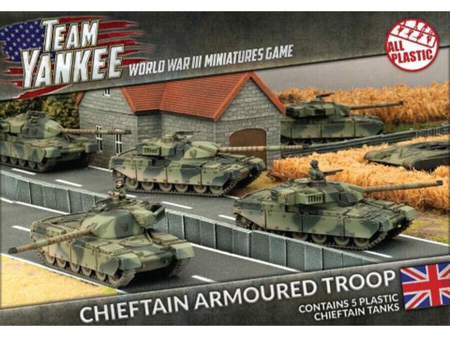 Team Yankee British Chieftain Armoured Troop by Battlefront FOW TBBX01