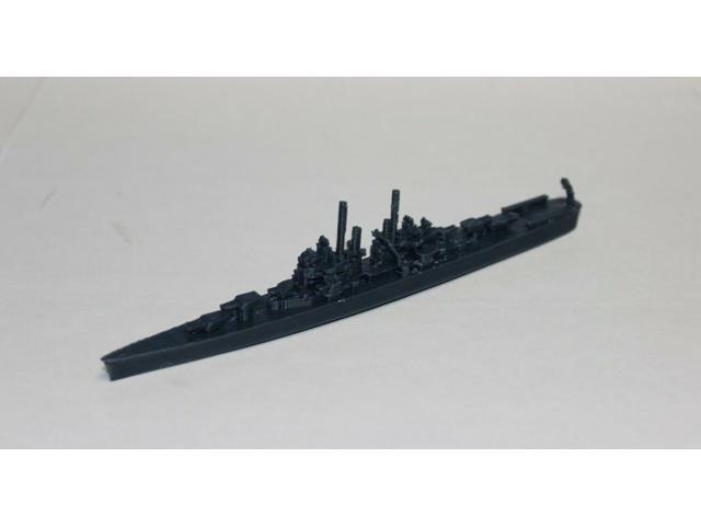 1/1200 WWII USN Light Cruiser USS Atlanta CL-51 3D Printed Dark Blue