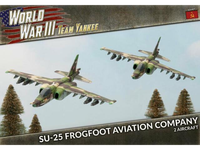 World War III Team Yankee Su-25 Frogfoot Aviation Company 2x Plastic Kits TSBX20