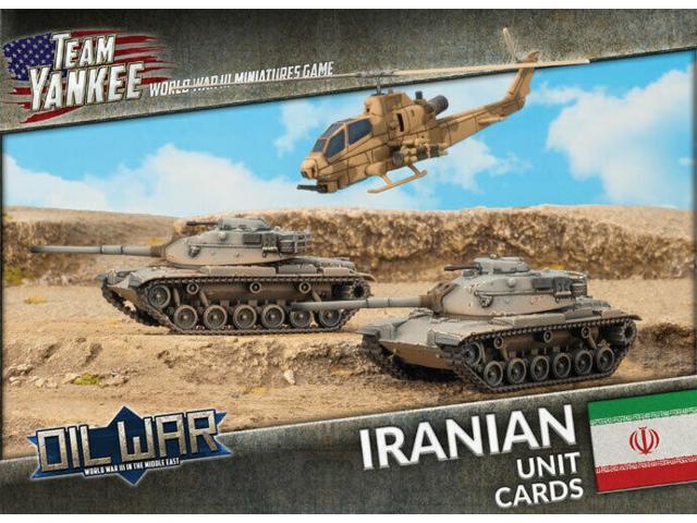 Team Yankee - Iranian: Iranian Unit Cards TIR901