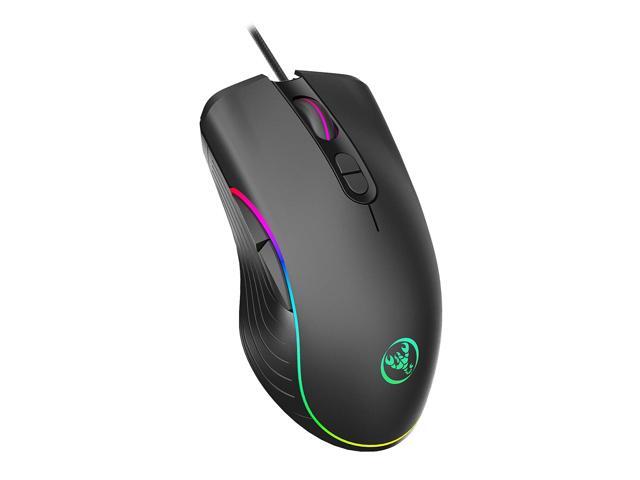 YOUPECK Wired Gaming Mouse 7 Programmable Buttons Ergonomic RGB Gaming Mouse with 168 Million Chroma 7 Backlit for PC Laptop and Notebook