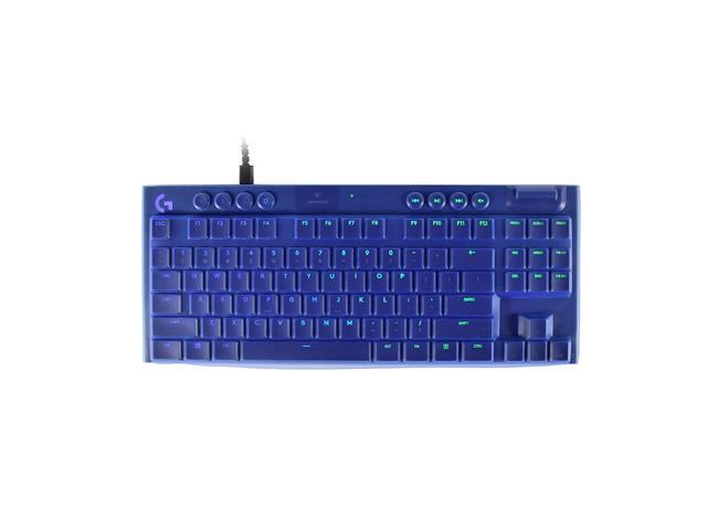 LEZE - Ultra Thin Keyboard Cover Compatible with Logitech G915 TKL Mechanical Gaming Keyboard - Blue