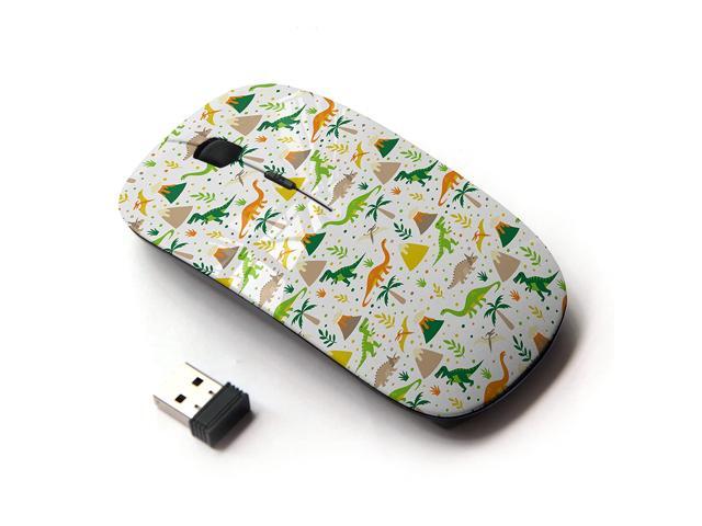 KOOLmouse [ Optical 24G Wireless Computer Mouse ] [ Happy Kids Dinosaur ]