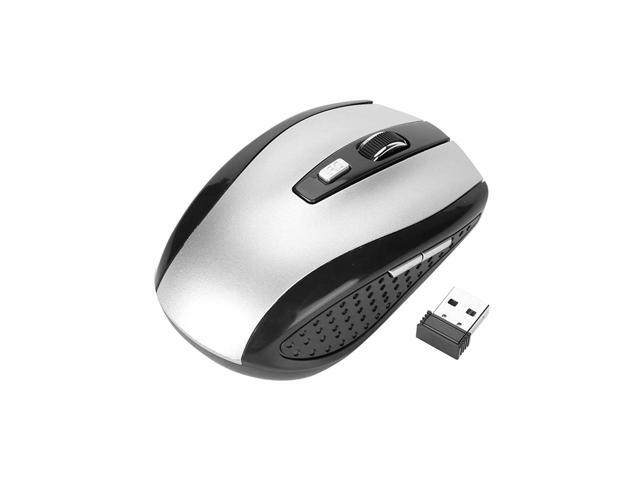 Portble Optical Mouse 6D 24GHz Wireless Optical Cordless Mouse with USB Receiver for PC Laptop Computer