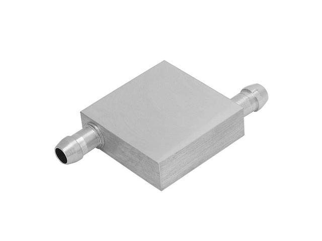 Water Cooling Block 7 Sizes Aluminum Water Cooling Block Waterblock Cooler Water Cooling Head Light & Right Effluent for CPU Graphics Radiator