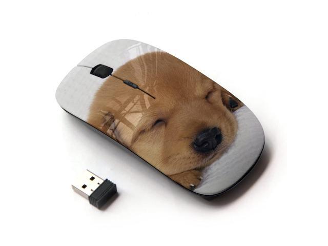 KOOLmouse [ Optical 24G Wireless Mouse ] [ Puppy Labrador Retriever Light Brown Dog ]