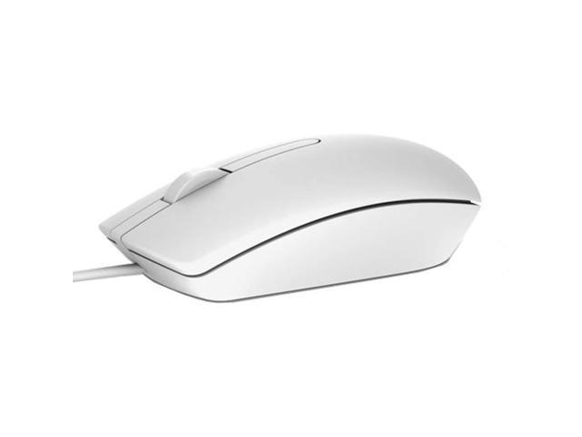 Dell MS116 Optical USB Wired Mouse - White