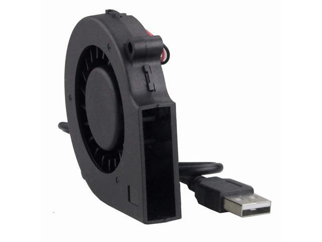 GDSTIME 75mm USB Fan 75mm x 15mm Blower Fan 5V DC Brushless Cooling Fan
