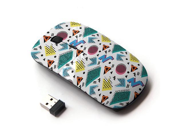 KOOLmouse [ Optical 24G Wireless Computer Mouse ] [ 90S Neon Random Art ]