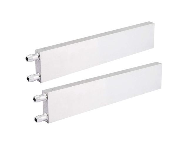 Clyxgs Aluminum Water Cooling Block Liquid Cold Water Plate Heat Sink Water-Cooled Exchanger Head semiconductor Refrigeration Sheet CPU Graphics