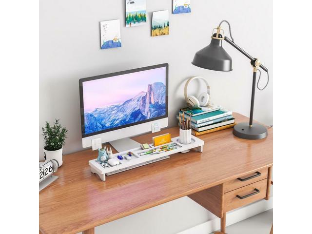 Indoor Bedroom Living Room Computer Laptop Shelves Table Desktop Storage Rack