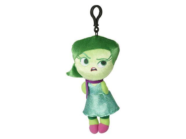 Disney Inside Out Disgust Zippered Clips 8 Inch Plush Figure NEW Toys Movie