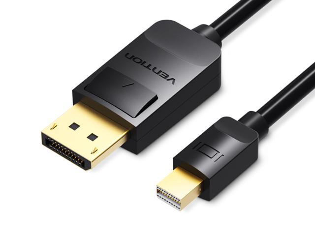 Vention Mini DisplayPort to DisplayPort Cable Mini DP(Thunderbolt Compatible) to DP Adapter Male to Male Gold-Plated Cord Compatible for