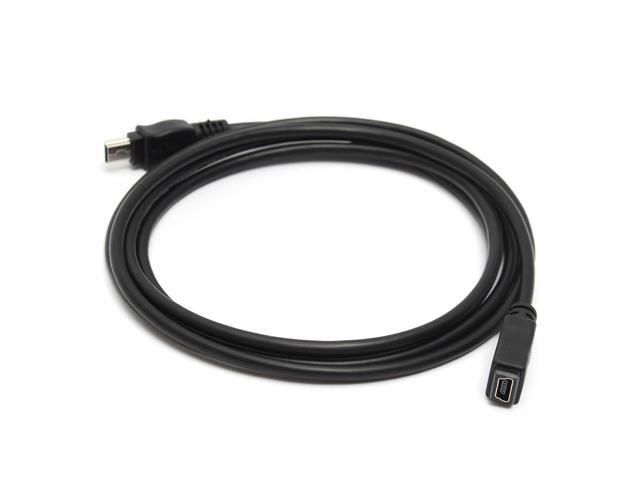 1Pcs Black Light Adapter Cable 5Feet/15m Mini USB B 5pin Male To Female Extension Cable Cord Adapter