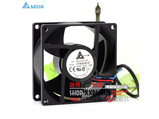 Delta EFB0824EHF 24V 0.35A Cooling Fan - Used CPU Fan With Heatsink For Electronics 11 thumbnail image