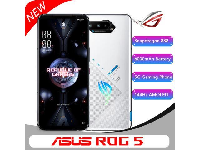 Tencent Version ASUS ROG 5-Original Global Rom Vesion ASUS ROG Phone 5 5G Snapdragon 888 Game Phone RAM 8GB/12GB/16GB ROM 128GB/256GB Dual Sim (GSM