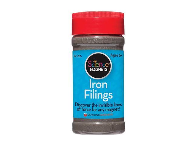 Dowling Magnets Iron Filings Jar (12 ounces) with shaker lid