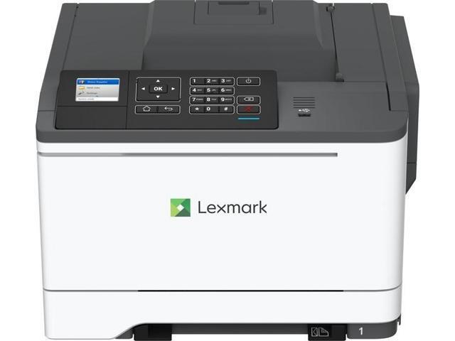 Lexmark Color Single-Function Laser Printer C2425dw Duplex Printing Wireless with AirPrint (42CC130) Grey