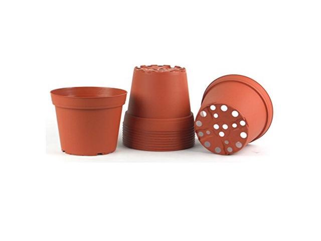 6 Inch Teku Plastic Pot Terra Cotta (10 Pack)