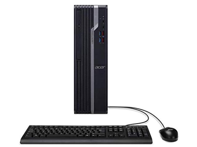 Acer Veriton VX4665G-I3910H1 Desktop 9th Gen Intel Core i3-9100 8GB DDR4 1TB 7200RPM HDD 8X DVD Intel Wireless-AC 9260 80211ac Gigabit WiFi