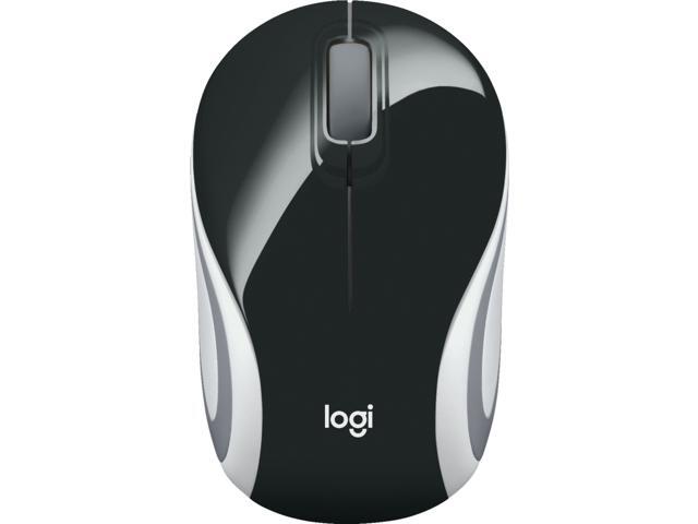 Logitech - M187 Wireless Optical Mouse Nano Receiver - Black (910-005459)