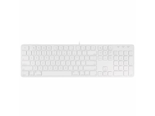 Macally Ultra-Slim USB Wired Keyboard for Apple Mac Pro MacBook Pro/Air iMac Mac Mini Laptop Windows PC (SLIMKEYPRO)