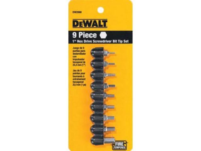DEWALT Hex Bit Set 9-Piece (DW2068)